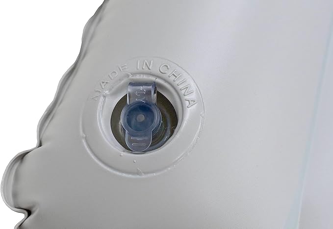 2 Pack Ultralight Inflatable Camping Pillow Squared Flocked Fabric Air Pillow for Hiking,Traveling,Napping,Desk Rest,Beach Neck Lumbar Support