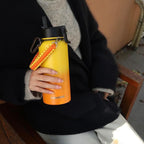 KXIAOCHEN Insulated Water Bottle, Stainless Steel Water Bottle, 2 Lids (Straw and Handle Lid),Wide Mouth Metal Water Bottles Keep Hot and Cold, Double Walled, Thermo Mug, Metal Canteen