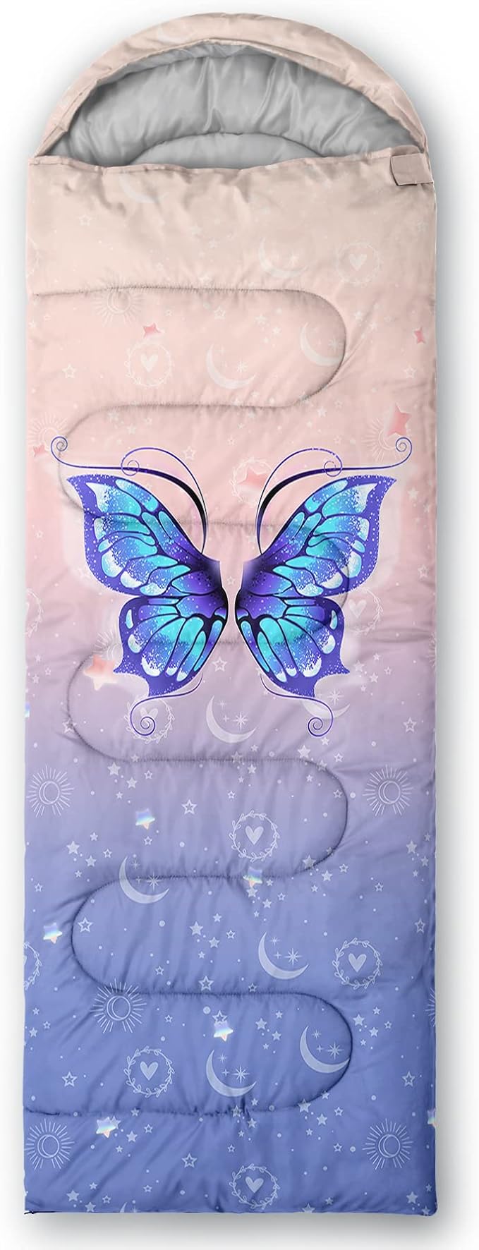 BSNTHO Camping Sleeping Bags,3 Season Warm & Cool Weather,Lightweight,Waterproof Sleeping Bags for Adults & Kids,Traveling,and Outdoors,Camping Gear Equipment