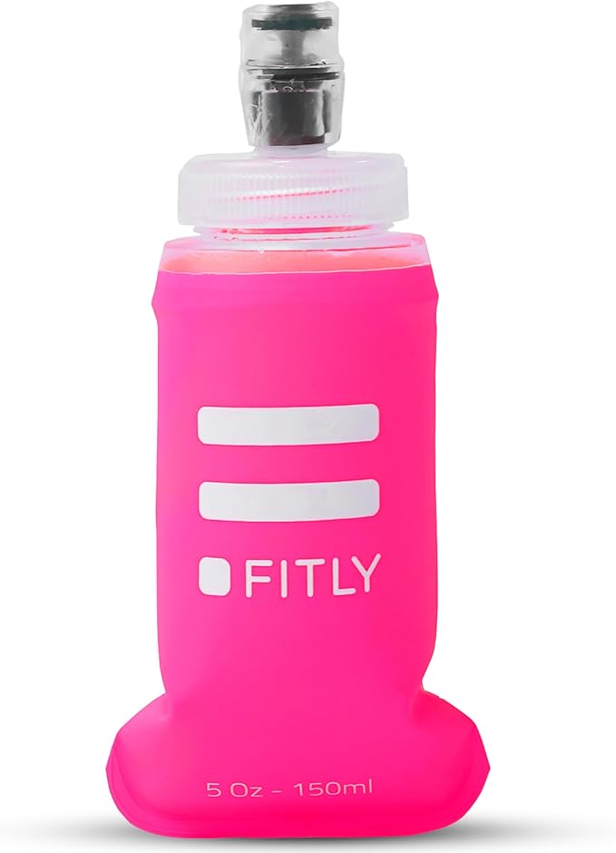 Soft Flask - Shrink As You Drink Soft Water Bottle for Hydration Pack - Folding Water Bottle Ideal for Running, Hiking, Cycling, Climbing & Rigorous Activity