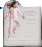 Kids Sleeping Bag for Kids Girls, 3 Season Warm Cool Weather Waterproof Lightweight Camping Sleeping Bag with Carry Bag for Indoor Outdoor Camping Hiking Traveling