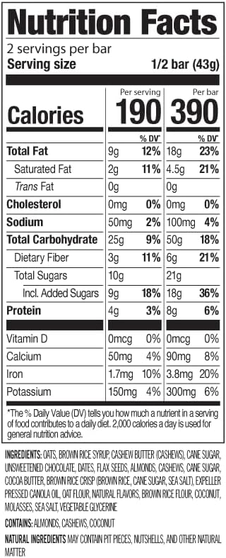 PROBAR - MEAL Bar, Chocolate Coconut, Non-GMO, Gluten-Free, Healthy, Plant-Based, Whole-Food Ingredients, Natural Energy (12 Count)
