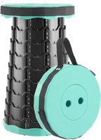 Collapsible Stool Thickened, Portable Foldable Chair, Retractable Stool for Fishing, Portable stools for Adults Hiking Tours, BBQ, Parties, Camping Stools Outdoor Activities