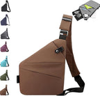 Anti Theft Travel Bag,Anti Theft Crossbody Bag, Sling Bag Travel Crossbody Bag for Women Men