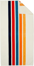 Loon & Lake Luxury Beach Towels Set of 2 - Retro Stripes | 2 Pack 30" x 60" | Crafted from 100% Combed Cotton | Ultra Plush & Super Soft | Retro Collection 1977