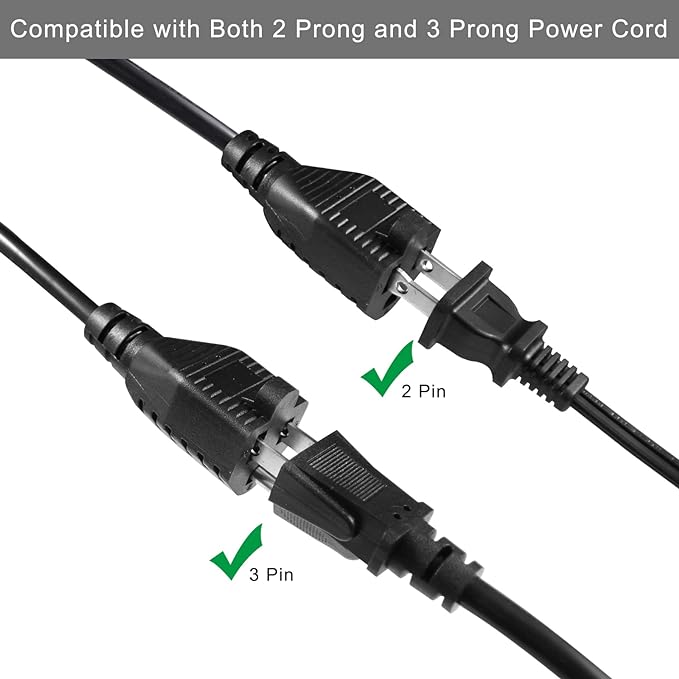 Outdoor 3-Outlet Power Splitter, 90-Degree Flat Plug 1 to 3 Way Outlet Adapter 1.5FT SJTW 16AWG 3-Prong Power Cord Extension Strip with Outlet Cover for Holiday Decoration String Light(1-Pack)