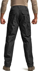 CQR Men's Tactical Pants, Water Resistant Ripstop Cargo Pants, Lightweight EDC Work Hiking Pants, Outdoor Apparel
