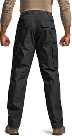 CQR Men's Tactical Pants, Water Resistant Ripstop Cargo Pants, Lightweight EDC Work Hiking Pants, Outdoor Apparel