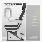 Verage Underseat Carry On Luggage with Spinner Wheels (Cloud Gray, 14.5-Inch Plus Underseat Pro)