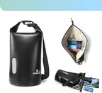 Faraday Bags Dry Bag - Black 15L Waterproof EMP Protection Bag, RFID Signal Blocking Shield Faraday Bag For Electronic Products Security, Protect Data Devices From Hacking, Tracking