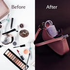 Subtl 3-in-1 Makeup Stack – Cream Bronzer, Powder Highlighter & Lip Glaze for On-the-Go Touch Ups – Lightweight, Travel-Friendly, Blendable Balm (Dark/Truffle)