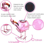 Solar Lantern Outdoor Decorative Waterproof LED Solar Lights Flamingo Tabletop Lamp for Outdoor Patio Garden