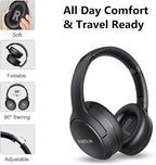 RUNOLIM Hybrid Active Noise Cancelling Headphones, Wireless Over Ear Bluetooth Headphones with Microphone, 70H Playtime, Foldable Headphone with HiFi Audio, Deep Bass for Home Travel Office