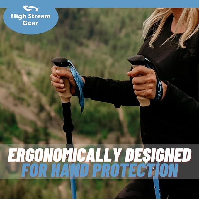 Walking Sticks for Men & Women - 14.5" Foldable Hiking Poles for Backpacking, Exercising and Traveling, Set of 2 Aluminum Nordic Collapsible Trekking Poles