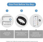 RingConn Gen 2, World’s First Smart Ring with Sleep Apnea Monitoring, No APP Subscription, 12-Day Battery Life, Stress/Heart Rate/Women's Health Tracker, Android & iOS Compatible (Black, Size 11)