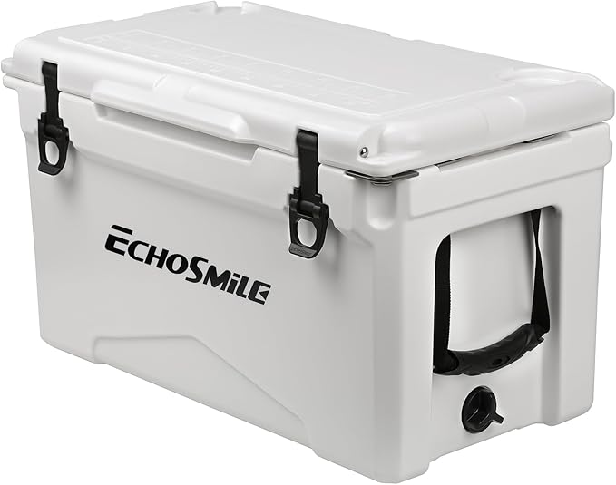 EchoSmile 25/30/35/40/60/75 Quart Rotomolded Cooler, Built to Stand up to The Rigors of The Journey