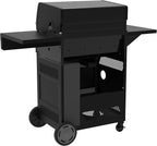 Charbroil Performance Series 4-Burner Gas Grill Cabinet with Side Burner, Black - 463253925