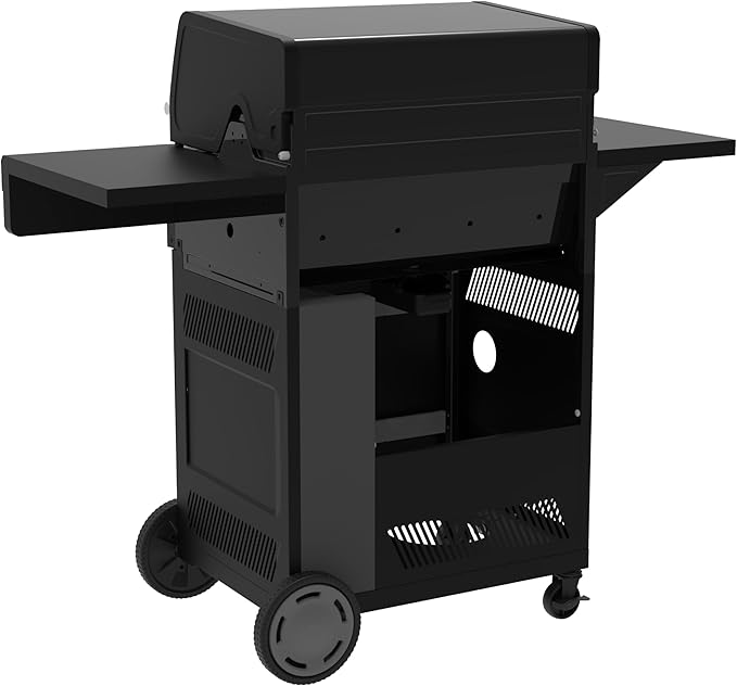 Charbroil Performance Series 4-Burner Gas Grill Cabinet with Side Burner, Black - 463253925