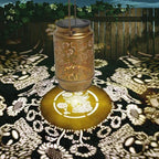 Solar Lanterns Outdoor Waterproof Decoration, Highland Cow Garden Decor Hanging Lantern Lights, Birthday Gifts for Women, Led Decorative Outside Light, for Yard, Patio, Porch,Pathway, Table, Trees