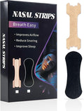 Nasal Strips for Snoring, 60 Count Extra Strength Nose Strips for Breathing, Anti Snoring Devices for Sports and Sleep, Help Stop Snoring, Relieve Nasal Congestion, Drug-Free,Deeper Sleep