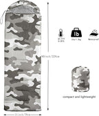 Sleeping Bags for Adults and Kids Backpacking Camping Sleeping Bags for Girls and Boys Lightweight Waterproof Cold/Warm Sleeping Bag for All Season