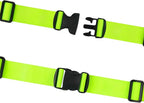 MAGARROW 1.5" Utility Luggage Straps with Buckle Adjustable, 4-Pack (Neon Green, 1.5 in x 3.2 ft)