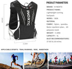 Running Hydration Vest for Men Women Water Backpack for Running 3L Running Hydration Pack for Trail Running Marathon Race Hiking