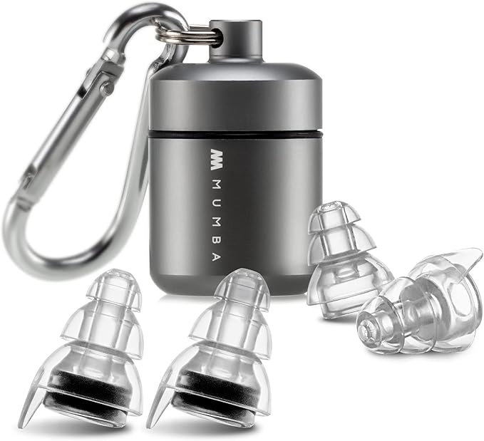 High Fidelity Concert Earplugs, Reusable Musicians Ear Plugs, 24dB Advanced Filter Technology Ear Protection