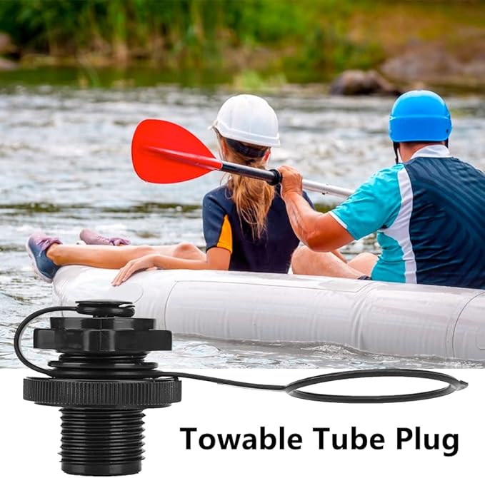Watris Veiyi 2PCS Boston Valve, Towable Tube Plug, Inflatable Boat Air Valve, Air Mattress Plug Replacement for Rubber Dinghy Raft Kayak Pool Boat(Size As Shown)