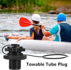 Watris Veiyi 2PCS Boston Valve, Towable Tube Plug, Inflatable Boat Air Valve, Air Mattress Plug Replacement for Rubber Dinghy Raft Kayak Pool Boat(Size As Shown)