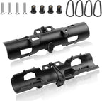 Track Mount Kayak Paddle Holder, Fits Standard Paddles, Secure 2-Point Locking System