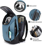 BANGE Business Smart Backpack Waterproof fit 15.6 Inch Laptop Backpack with USB Charging Port,Travel Durable Backpack