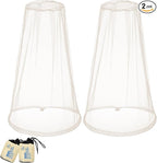 Hestya 2 Pack Mosquito Head Mesh Net Midge Insects Bugs Head Face Net Protecting for Outdoor Hiking Camping Climbing Walking(Beige)