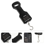 Digital Luggage Scale with Fishing Hook Handheld Electronic Multifunction Weighing Scale for Travel and Outdoor Use with Large LCD Display