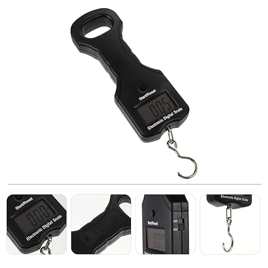 MAGICLULU Portable Digital Luggage Scale 30kg Electronic Hanging Weight Scale with Large LCD Screen for Travel, Fishing, and Postal Use