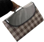 Extra Large Picnic Blanket Beach Blankets, Outdoor Foldable Waterproof Sand Mat for Beach Camping Hiking Travel Family Concerts Grass Park Music Festival Lawn Mats (Brown, 80x60inch)