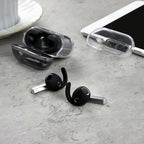 4 Pairs Galaxy Buds3 Ear Hook Cover Grip Tip Anti Slip Wing Accessories Compatible with Samsung Galaxy Buds 3, Black 804b4