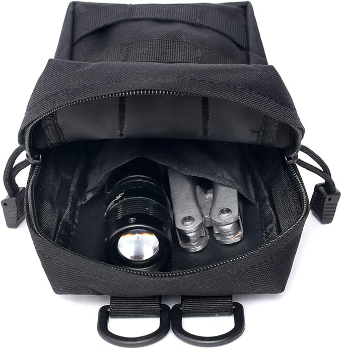 Tacticool 2 Pack Molle Pouches - Tactical Compact Water-Resistant EDC Pouch