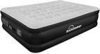 SoundAsleep Products Dream Series Luxury Air Mattress, ComfortCoil Technology, Built-in High Capacity Pump for Home, Camping- Double Height, Adjustable, Inflatable Blow Up, Portable - Full Size