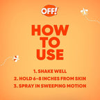 OFF! Family Care Mosquito, Tick, and Insect Repellent, Bug Spray Containing 15% DEET, Protects Against Mosquitoes, 4 Oz, 2 Count