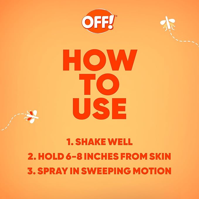 OFF! Family Care Mosquito, Tick, and Insect Repellent, Bug Spray Containing 15% DEET, Protects Against Mosquitoes, 4 Oz, 2 Count