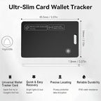 4 Pack Smart Tag Tracker, Dual System Air Tracker Tag for iOS and Android, Compatible with Apple Find My or Google Find Hub Smart Keys Finder Item Locator with Waterproof&Light (Black)