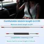 USB Type C to Lightning Cable [3FT/6FT], 2Pack Coiled iPhone Charger Cable Fast Charging for Car [Apple MFi Certified] Short USBC iPhone Cord Compatible with iPhone14/13/12/11/8/Plus/iPad/CarPlay-Red