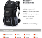 MOUNTAINTOP 40L Hiking Backpack Lightweight Travel Backpack for Men&Women Outdoor Camping Backpacking