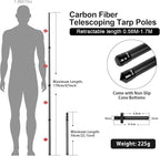 Carbon Fiber Tarp Pole