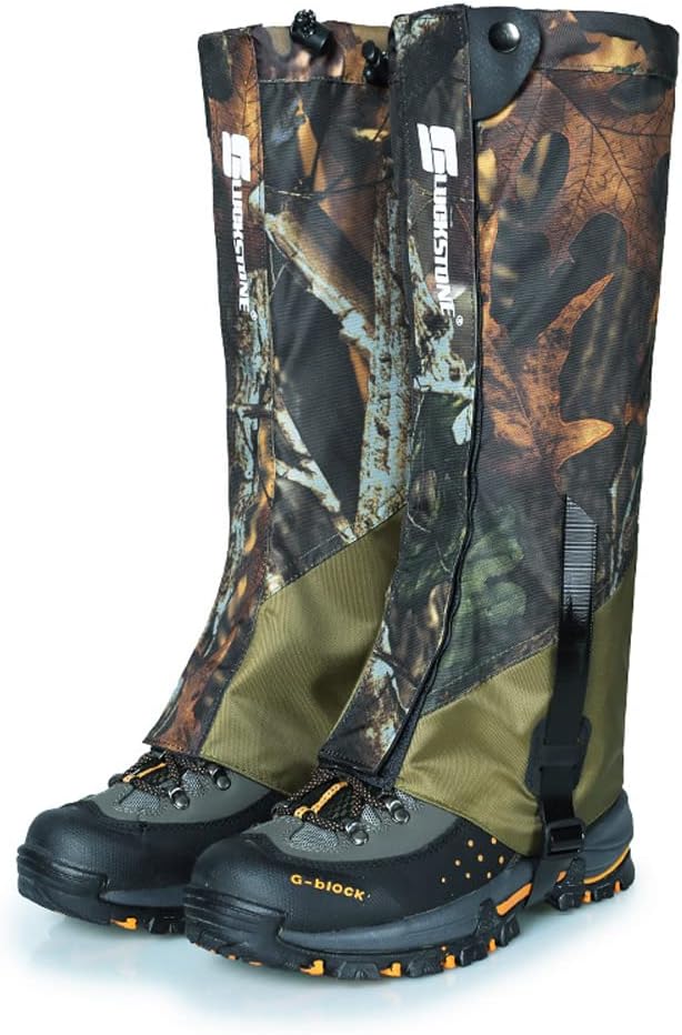 Camouflage Hiking Gaiters,Snake Gaiters For Men, Boot Gators Waterproof Shoe Leg Covers for Walking Climbing Hunting Trip