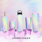 Corkcicle Sport Canteen - Keeps Drinks Cold 25 Hours - Stainless Steel Water Bottle - Triple-Insulated - Spill-Proof - Summer Drinkware Gift - Keeps Drinks Ice Cold - 20 oz - Unicorn Magic