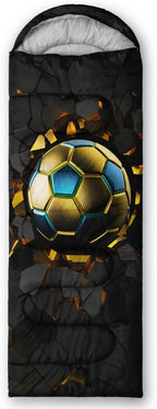 AILONEN Outer Space Astronaut Camping Sleeping Bags,Lightweight & Waterproof,3 Season Warm & Cool Weather,Cartoon Sleeping Bags for Kids,Boys Girls Travelling,Outdoors