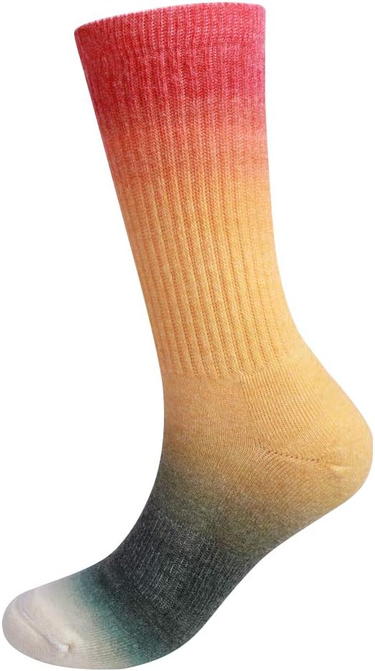 EnerWear 4 Pack Women's Merino Wool Outdoor Hiking Trail Crew Sock