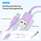 2 Pack [ Apple MFi Certified ]iPhone Charger 6ft,Long Lightning to USB Cable 6 Feet,Fast Apple Charging Cable Cord 6 Foot for iPhone 14/14 Max/13Pro Max/12Mini/11Pro/11/XS/XR/8/7/6s/iPad,Air Original
